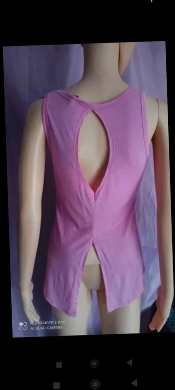 PINK TRI DRI SPORT TANK TOP 2XS – Open back – Brand new with tag – photo 5